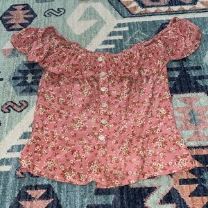 American Eagle off the shoulder top